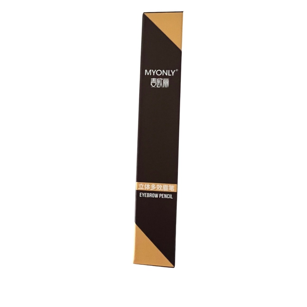 Myonly Multi-Effect Eyebrow Pencil 5-Piece Set Black and Grey Shades 0.35g New